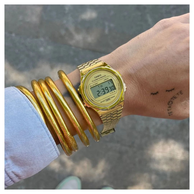 Reloj Casio Modelo A-171WEG-9A Diseño clásico