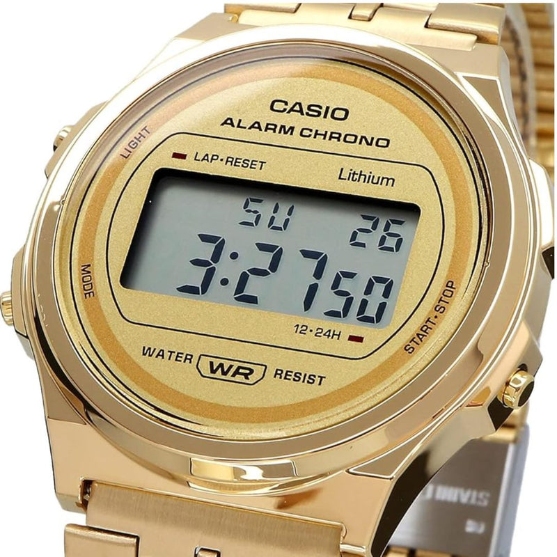 Reloj Casio Modelo A-171WEG-9A Diseño clásico