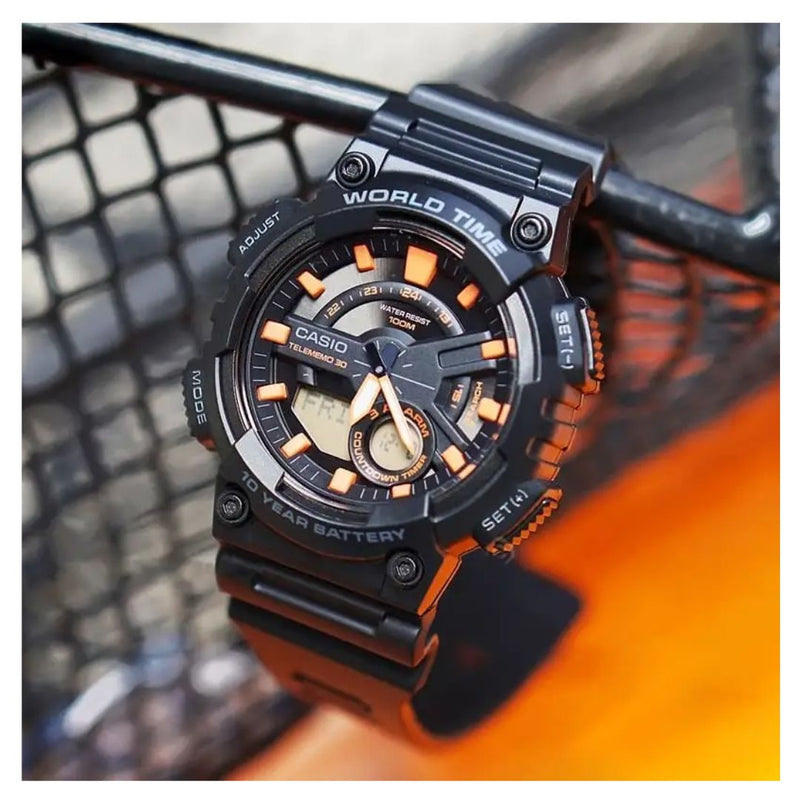 Reloj Casio Referencia AEQ-110W-1A2  Para Caballero Original y Deportivo
