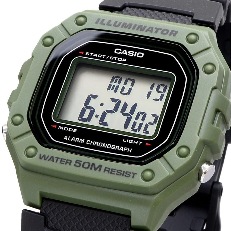 Reloj Casio Referencia W-218H-3A Diseño Deportivo