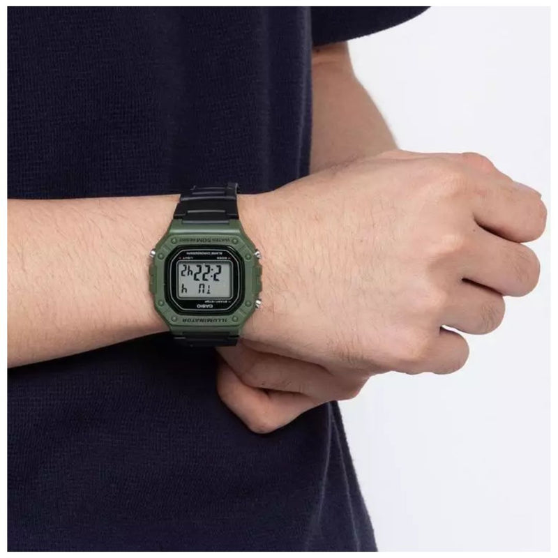 Reloj Casio Referencia W-218H-3A Diseño Deportivo
