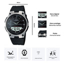 Reloj Casio Referencia AW-80-1A Diseño Deportivo