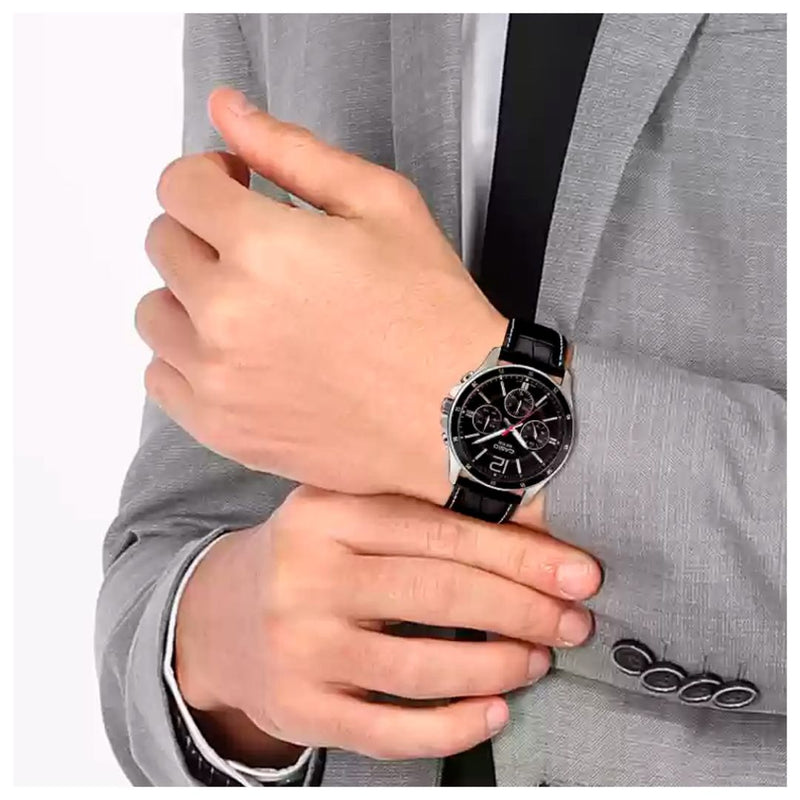Reloj Casio Referencia MTP-1374L-1A Para Caballero Elegante