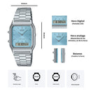 Reloj Casio Modelo AQ-230A-2A1 Estilo Vintage