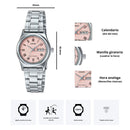 Reloj Casio Dama Modelo LTP-V006D-4B Diseño Elegante