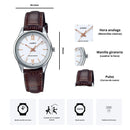 Reloj Casio Referencia LTP-V005L-7B3 Para Dama Elegante