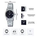 Reloj Casio  LTP-V002D-1B3 Para Dama