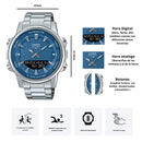 Reloj Casio AMW-880D-2A1 Diseño Elegante
