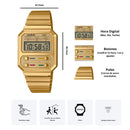 Reloj Casio Modelo A100WEG-9A Diseño Clasico Vintage