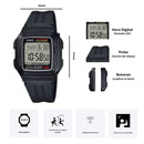 Reloj Casio Modelo F-201WA-1A Diseño Deportivo