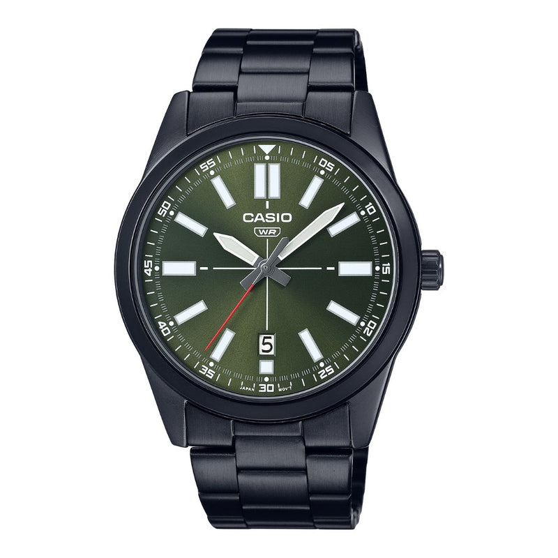 Reloj Casio Modelo MTP-VD02B-3E Para Caballero Diseño Elegante
