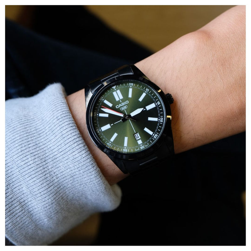 Reloj Casio Modelo MTP-VD02B-3E Para Caballero Diseño Elegante