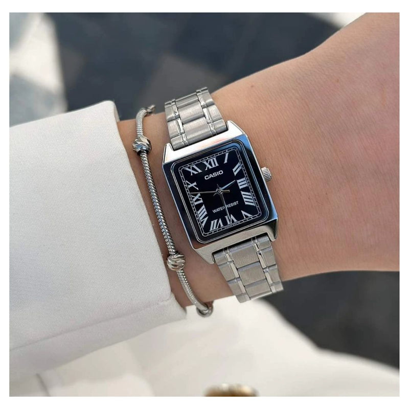 Reloj Casio Dama Modelo LTP-V007D-1B Diseño Elegante