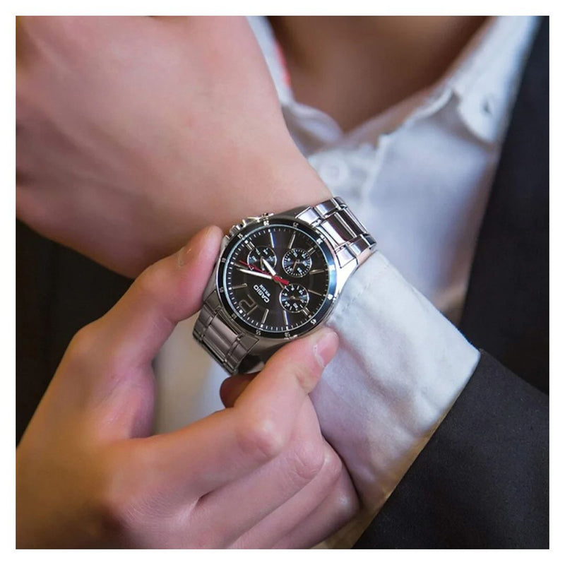Reloj Casio Modelo MTP-1374D-1A Diseño Elegante