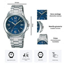 Reloj Casio Modelo MTP-1215A-2A Diseño Elegante