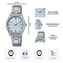 Reloj Casio Referencia LTP-V005D-2B3 Diseño Elegante