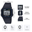 Reloj Casio Modelo W-217H-1A Diseño Deportivo