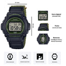 Reloj Casio Modelo W-219HB-3A Diseño Deportivo