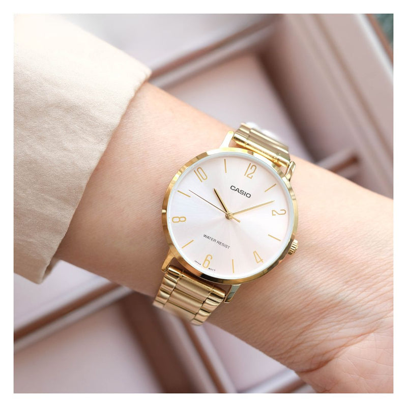 Reloj Casio Modelo LTP-VT01G-4B Diseño Elegante