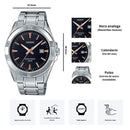 Reloj Casio Modelo MTP-1308D-1A2 Diseño Elegante