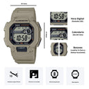 Reloj de Casio Modelo W-737HX-5A Diseño Deportivo
