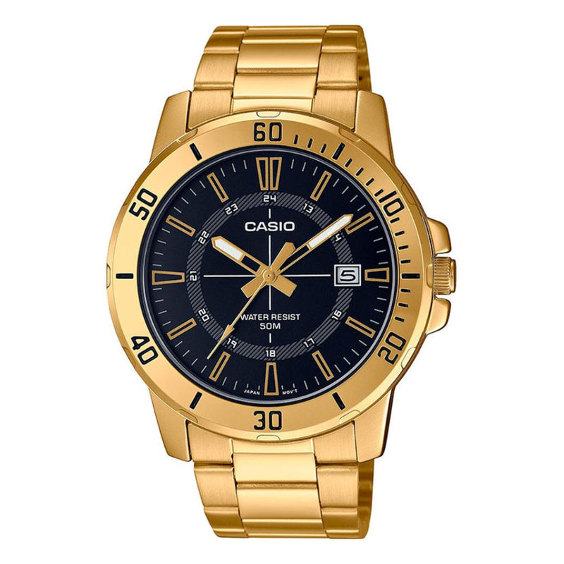 Reloj Casio Caballero Referencia MTP-VD01G-1C Diseño Elegante