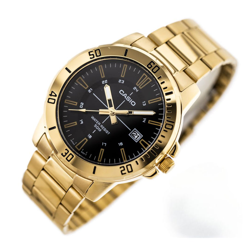 Reloj Casio Caballero Referencia MTP-VD01G-1C Diseño Elegante