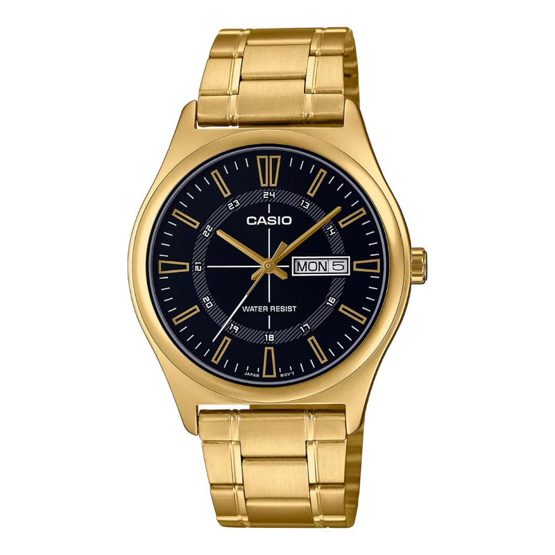 Reloj Casio Caballero Referencia MTP-V006G-1C - Elegante