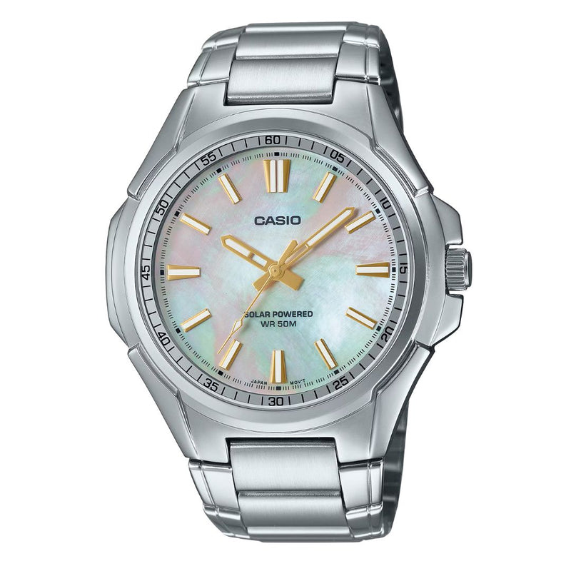 Reloj Casio Caballero Con Energia Solar MTP-RS100S-7A - Elegante