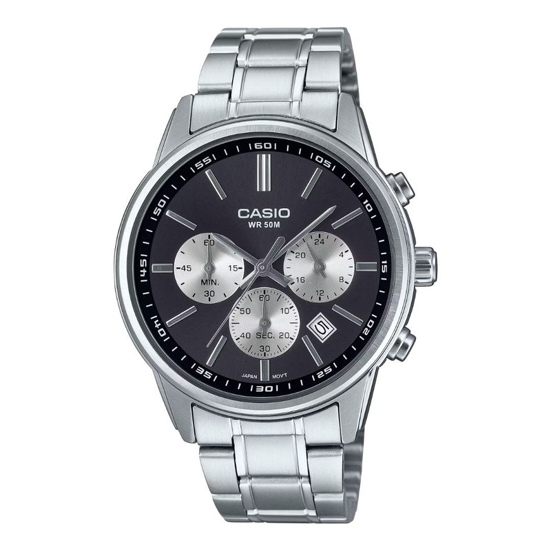 Reloj Casio Caballero MTP-E515D-1A Diseño Elegante