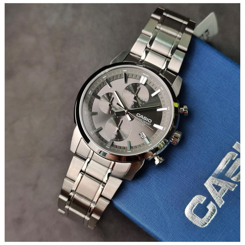 Reloj Casio Caballero MTP-E510D-8A Diseño Elegante