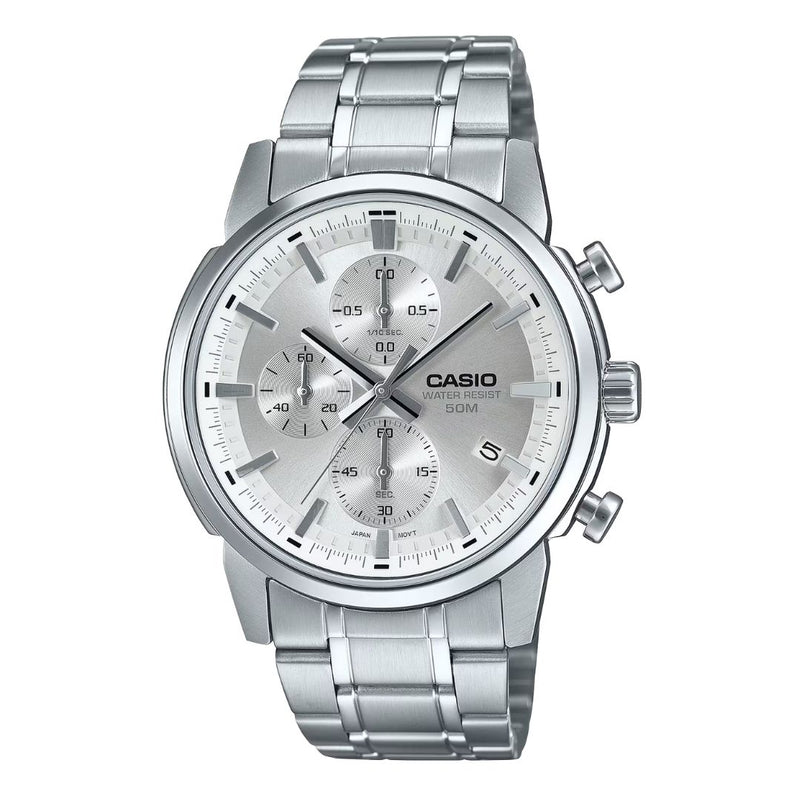 Reloj Casio Caballero MTP-E510D-7A Diseño Elegante