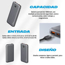 Bateria Portatil IGOMA De 10000mAh Carga Rapida - Negra