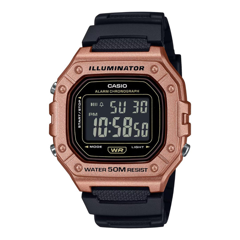 Reloj Casio Referencia W-218HM-5B Unisex Diseño Deportivo