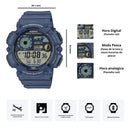 Reloj Casio Referencia WS-1500H-2A Diseño Deportivo