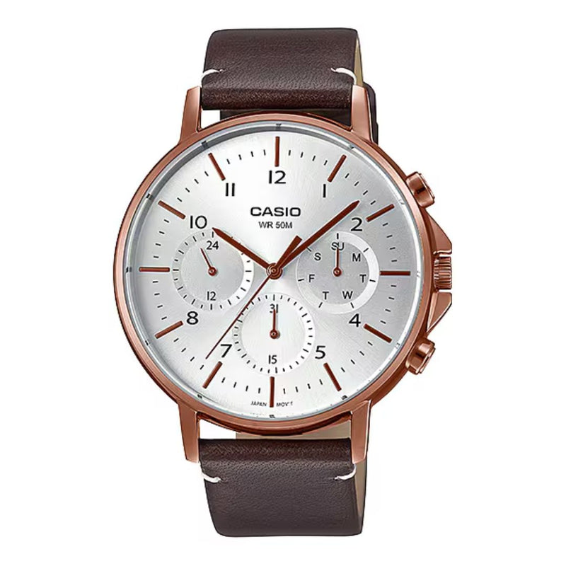 Reloj Casio MTP-E321RL-5A Diseño Elegante