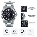 Reloj Casio Referencia MTP-VD300D-1E Diseño Elegante