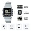 Reloj Casio Modelo A130WE-1A Diseño Vintage