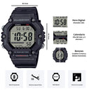 Reloj Casio Modelo AE-1600H-1A Diseño Deportivo