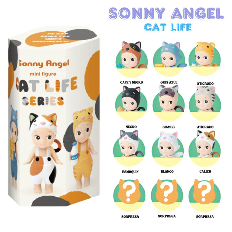Caja Sorpresa Sonny Angel Replica Serie Gatos