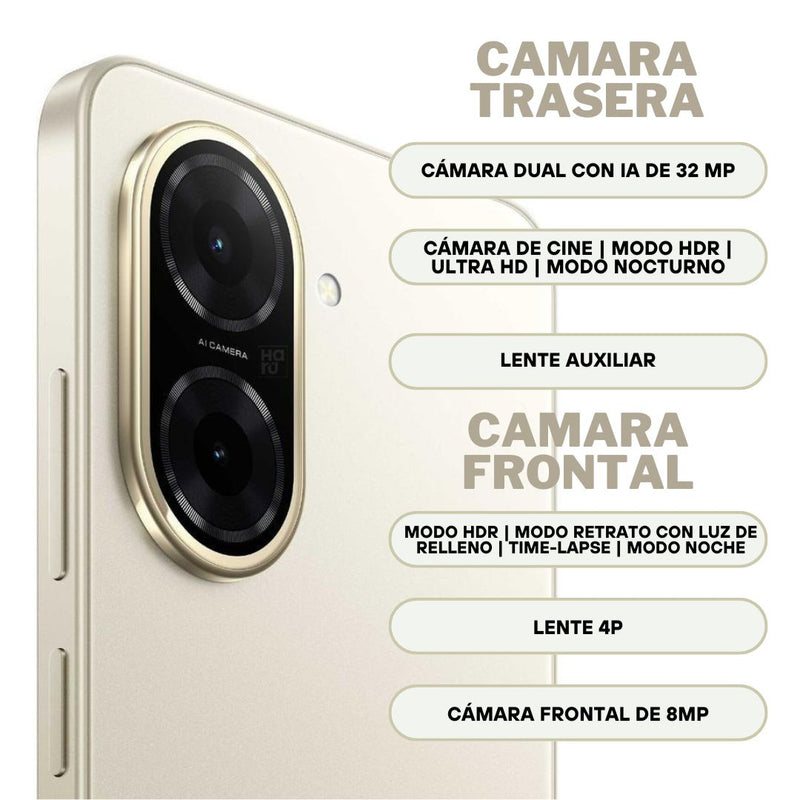 Celular Xiaomi Redmi A5 64GB/3GB RAM - Dorado