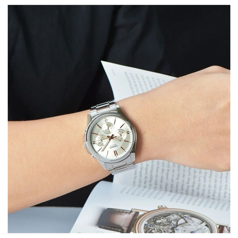 Reloj Casio Modelo MTP-1375D-7A2 Diseño Elegante