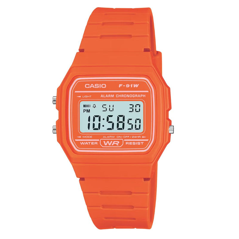Reloj Casio Referencia F-91WC-4A2 Deportivo Retro Original