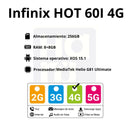 Celular INFINIX HOT 60i 4G 256GB/8GB RAM - Rosa