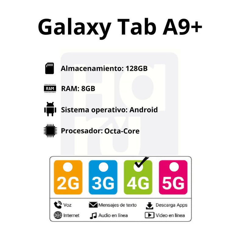 Tablet Samsung Galaxy TAB A9 Plus - Silver