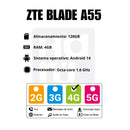 Celular ZTE BLADE A55 128GB/4GB - Naranja