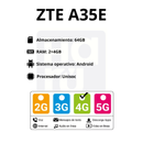 Celular ZTE BLADE A35E 64GB/2+4GB - Verde