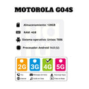 Celular Motorola G04S 128GB/4GB RAM Negro