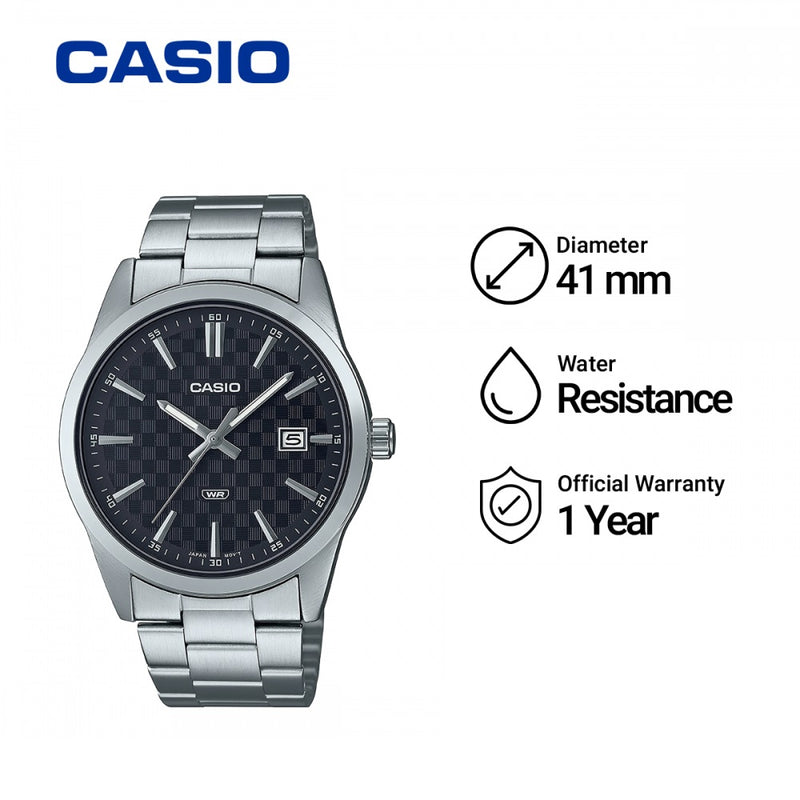 Reloj Casio Para Caballero Referencia MTP-VD03D-1A Diseño Elegante