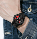 Reloj Analogo SKMEI Para Caballero Modelo 1824 Diseño Deportivo - Rojo